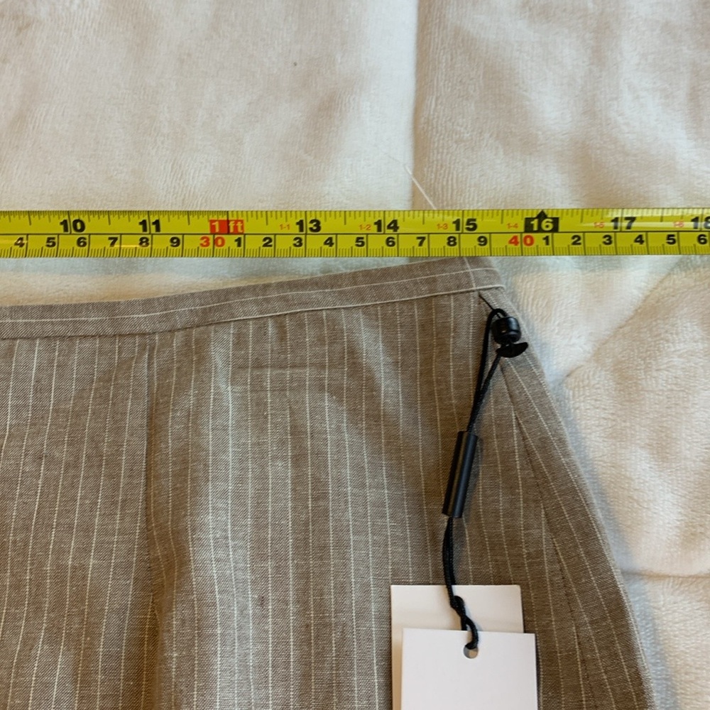 NWT CALVIN KLEIN Pinstripe Pencil Skirt - Picture 10 of 12